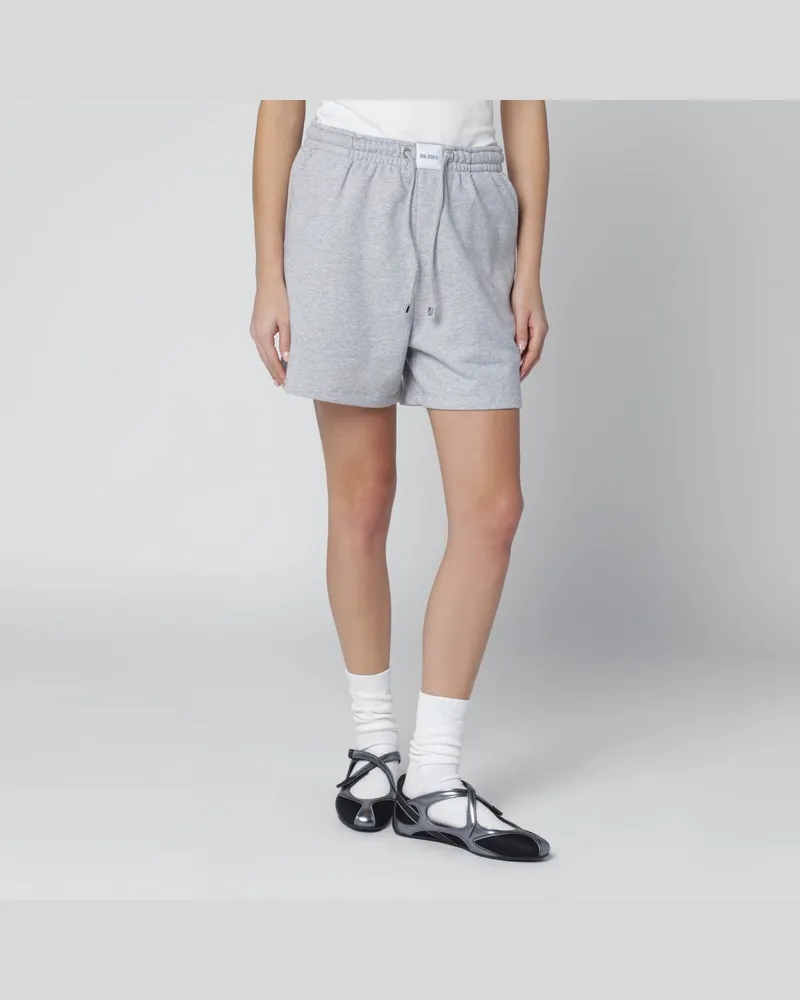 ATTICO Graue Shorts aus Baumwolle Grau