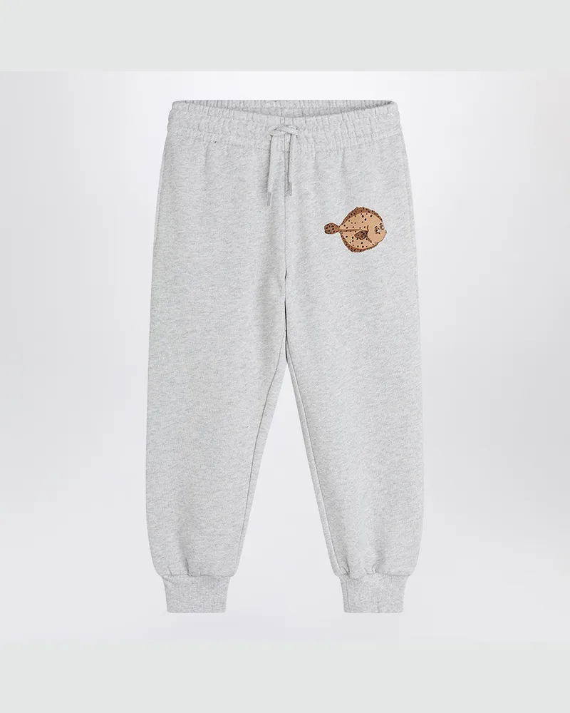 Mini Rodini Grau Jogginghose mit Flundra-Druck Grey