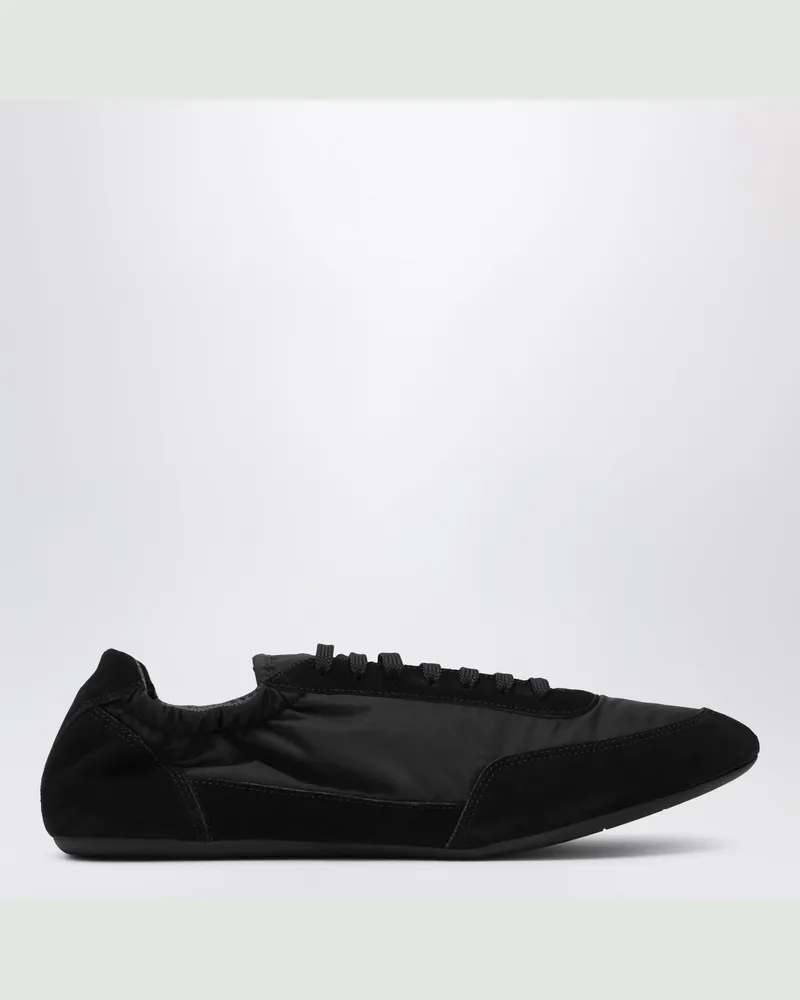 Prada Collapse Re-Nylon und Wildleder Sneakers Black