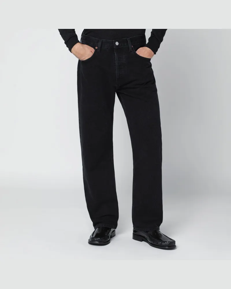 AGOLDE Schwarze Regular Jeans Black