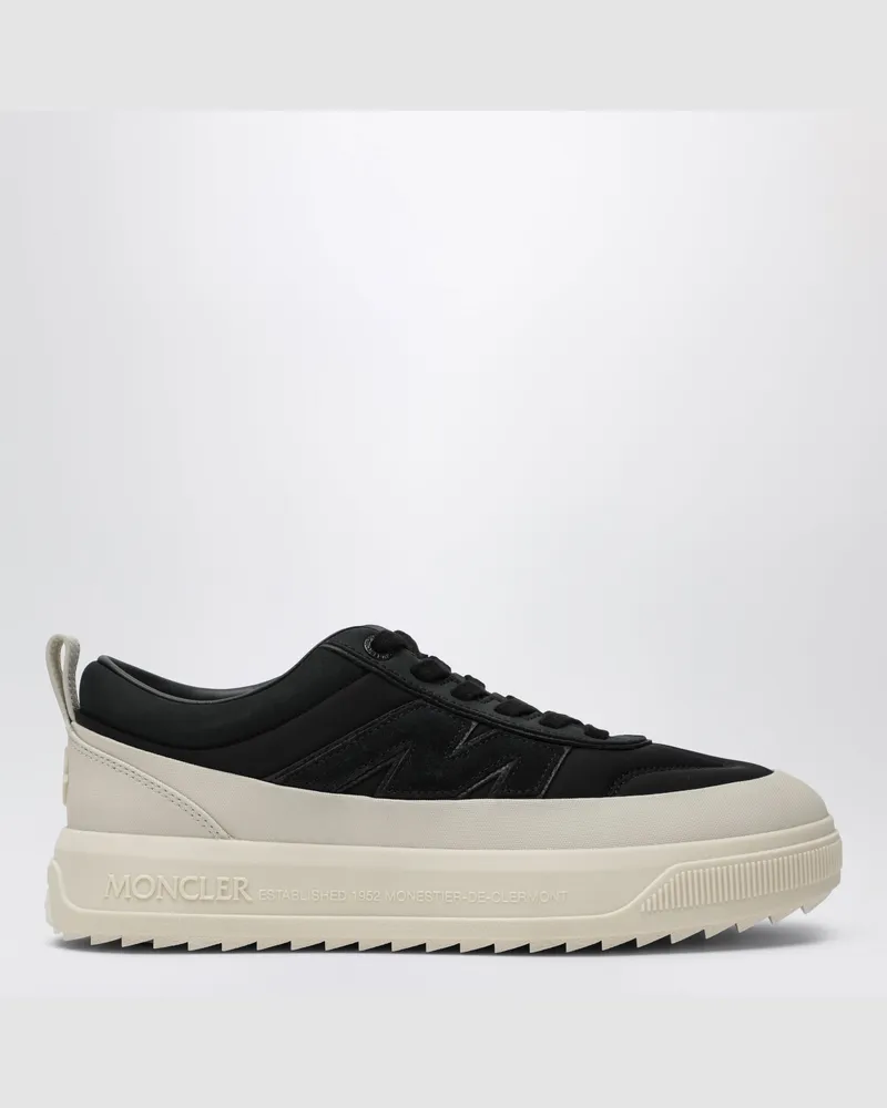 Moncler Altive Sneaker aus Nubuk- und Veloursleder in Schwarz Black