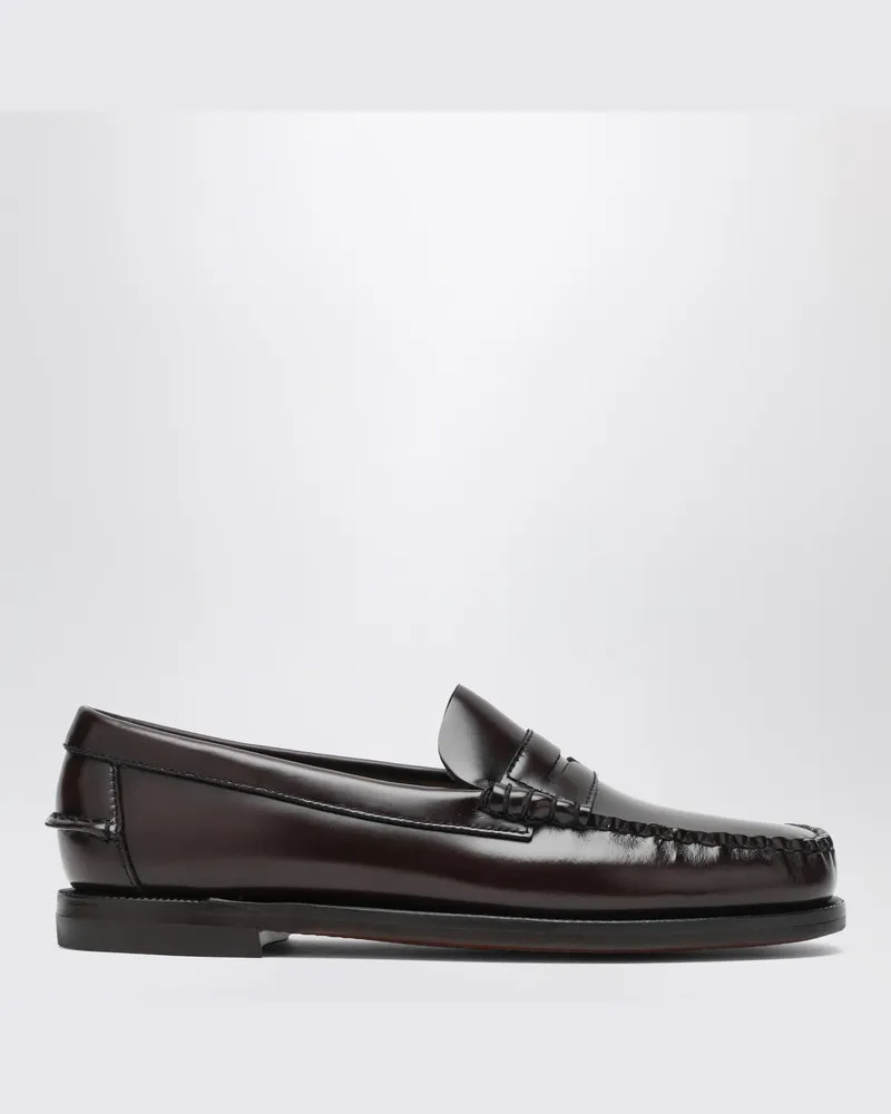 Sebago Klassischer Dan-Loafer in Bordeauxbraun Braun