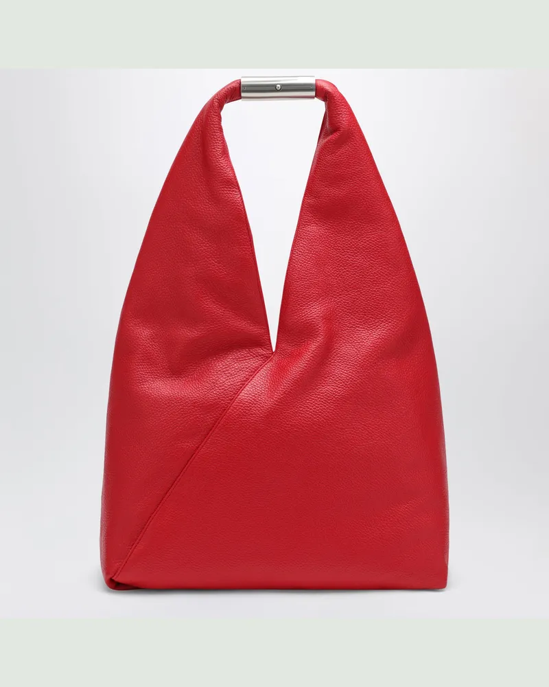 Maison Margiela Japanese Bag Jewel Handle in Rot, mittlere Größe Red