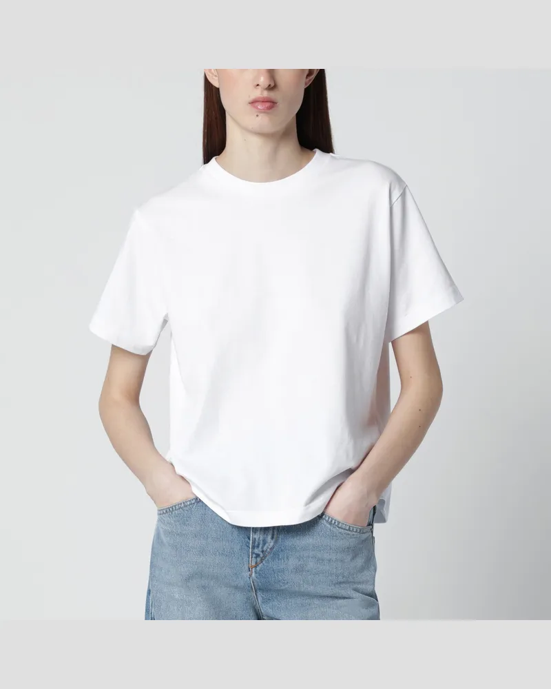 Dunst Weißes Baumwoll-T-Shirt White