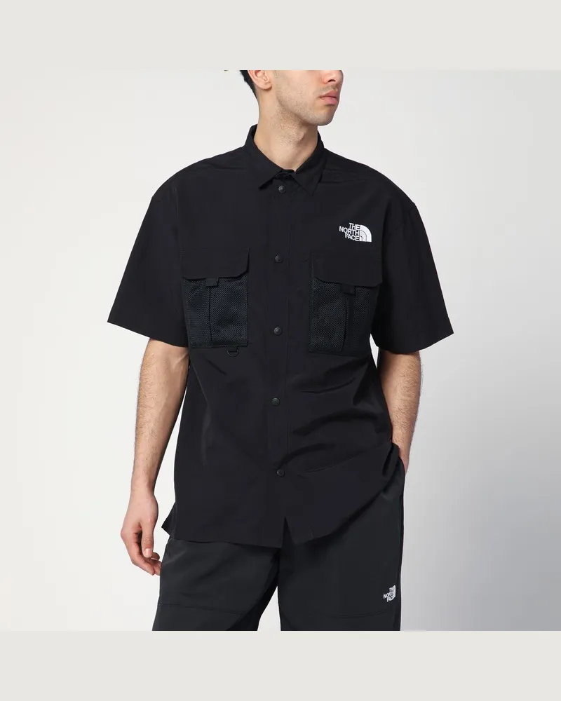 The North Face Schwarzes Nylon-Hemd Schwarz