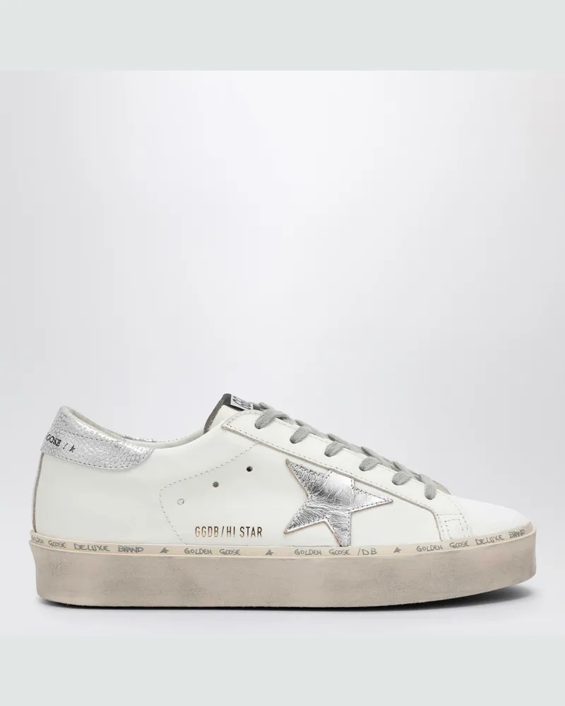 Golden Goose Sneakers Hi Star weiß/silbern White