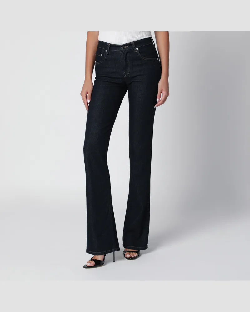 Haikure Dunkelblaue Jeans mit Schlitzen Black