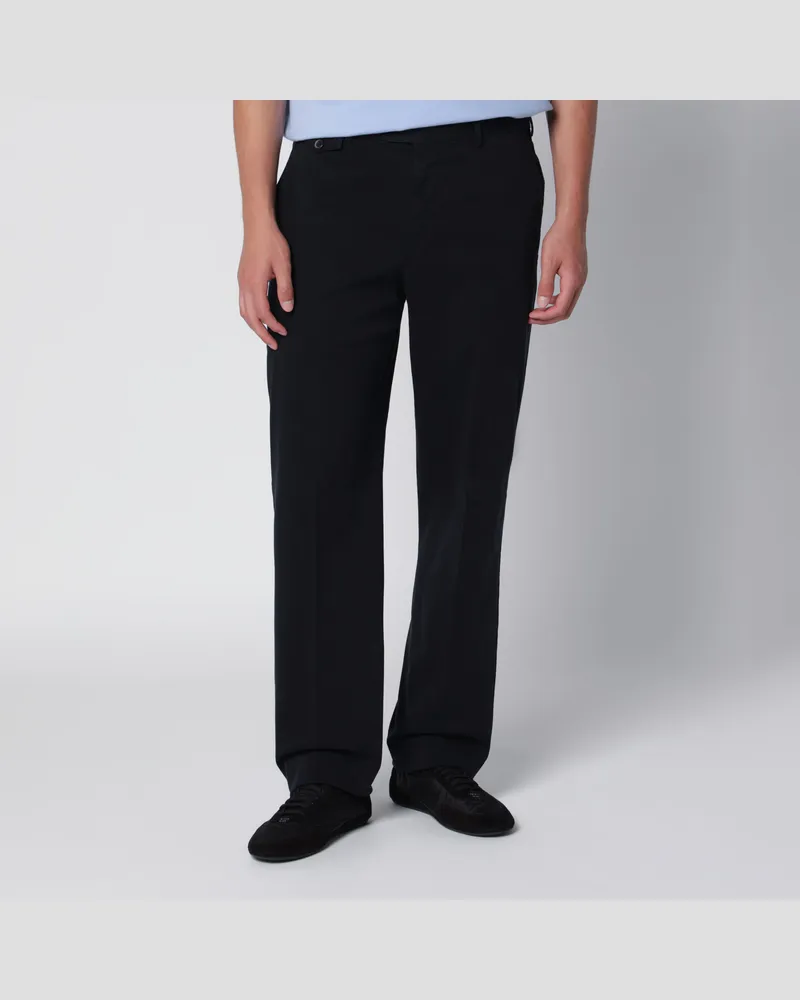 PT TORINO Marineblaue Baumwollhose Blue
