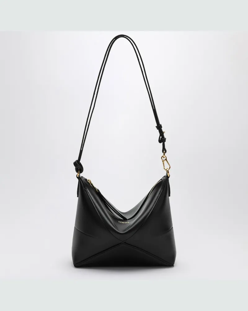 Loewe Pochette-Tasche Puzzle Fold schwarz Black