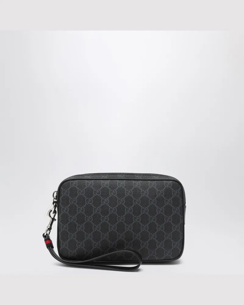Gucci Kleine schwarze GG-Tasche Schwarz