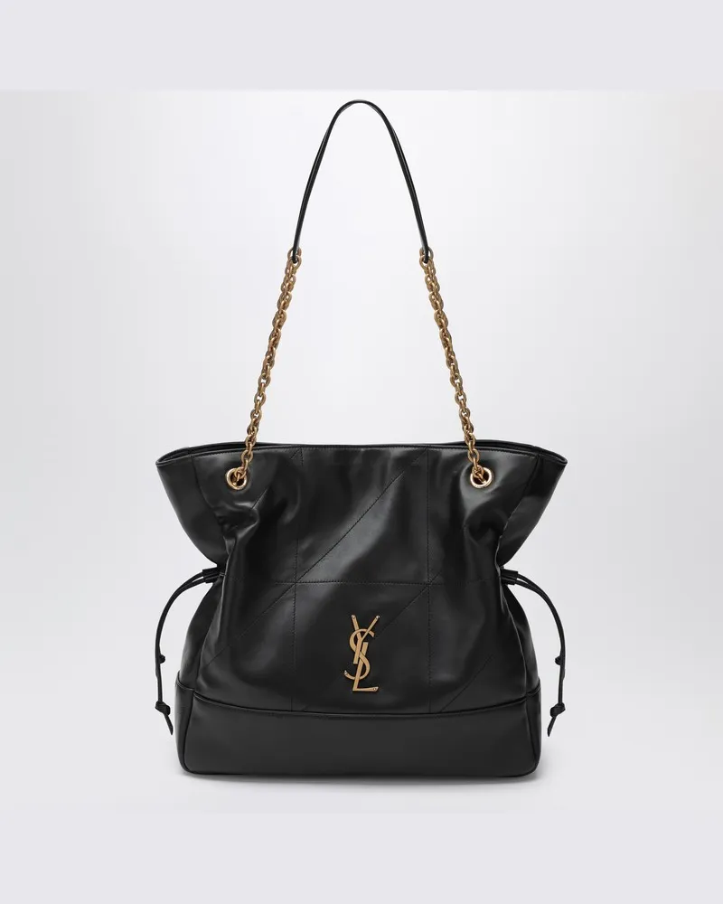 Saint Laurent Große schwarze Jamie-Shopper-Tasche Schwarz