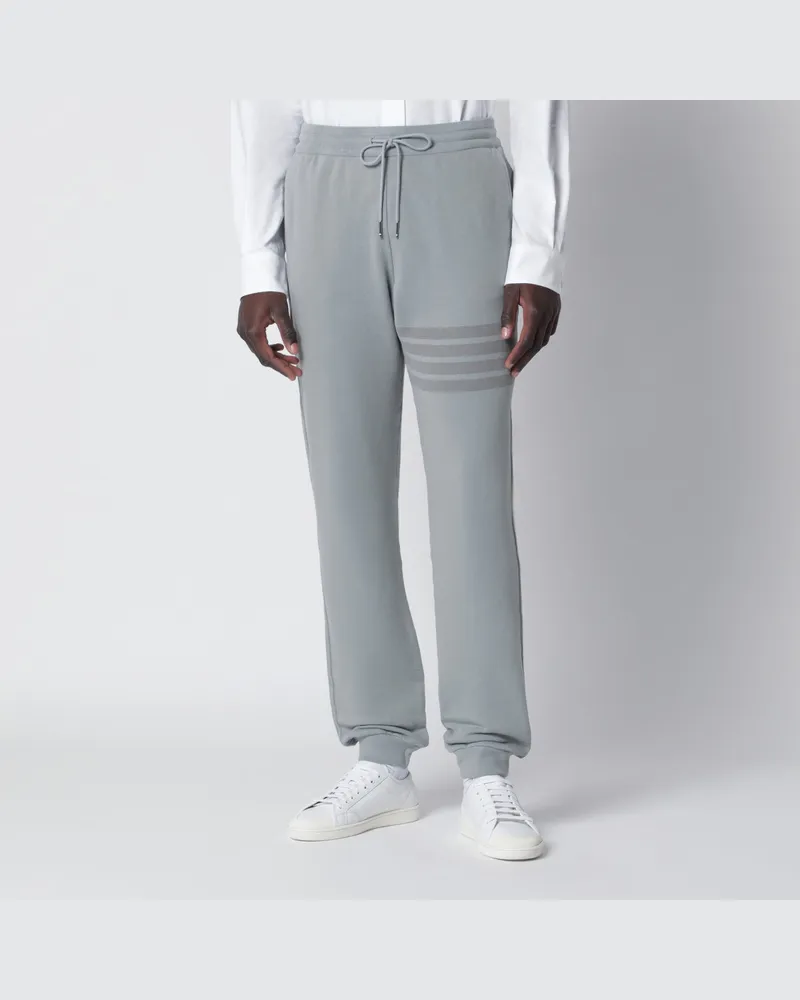 Thom Browne Graue Jogginghose aus Baumwolle Grey
