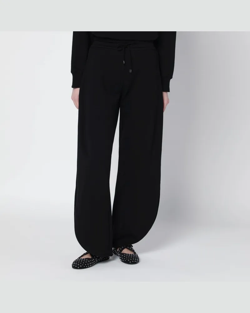Alaïa Schwarze Petal-Jogginghose Schwarz