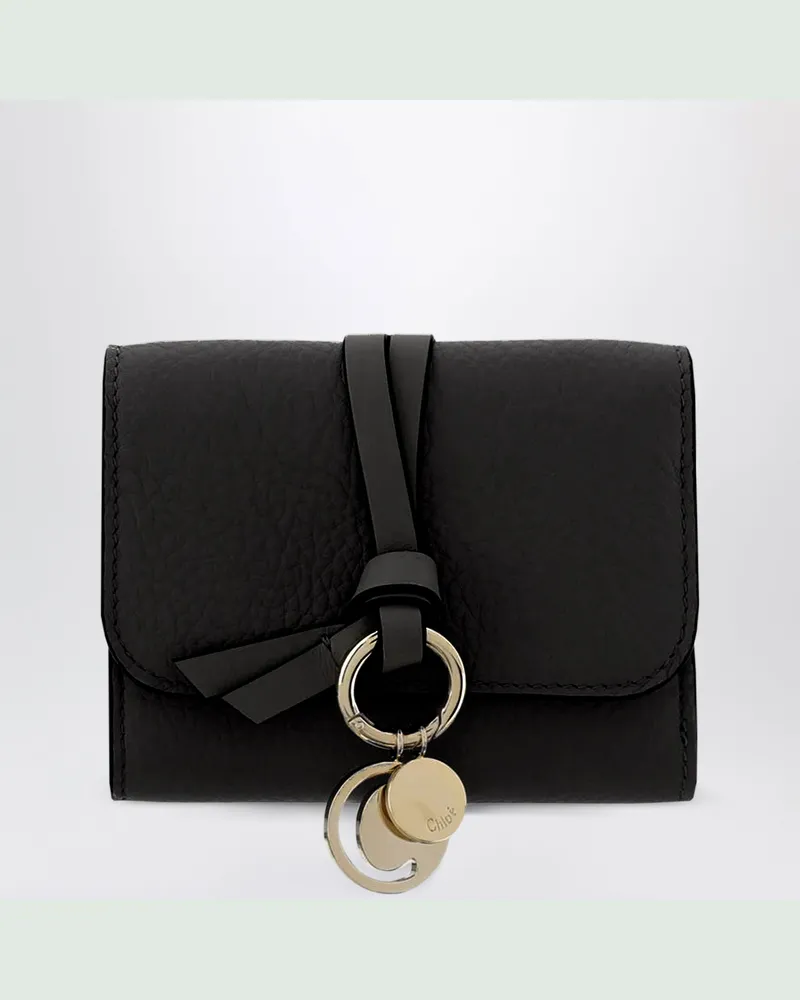 Chloé Mini Alphabet Trifold-Portemonnaie schwarz Black