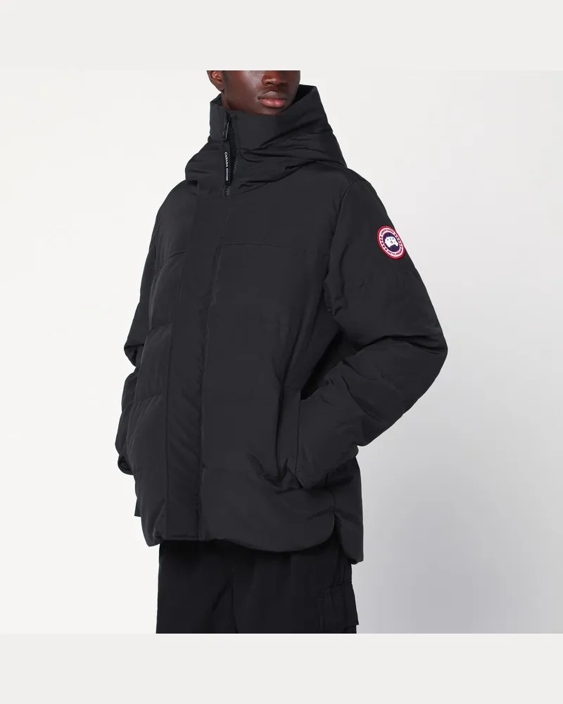 Canada Goose Schwarzer Parka MacMillan Schwarz