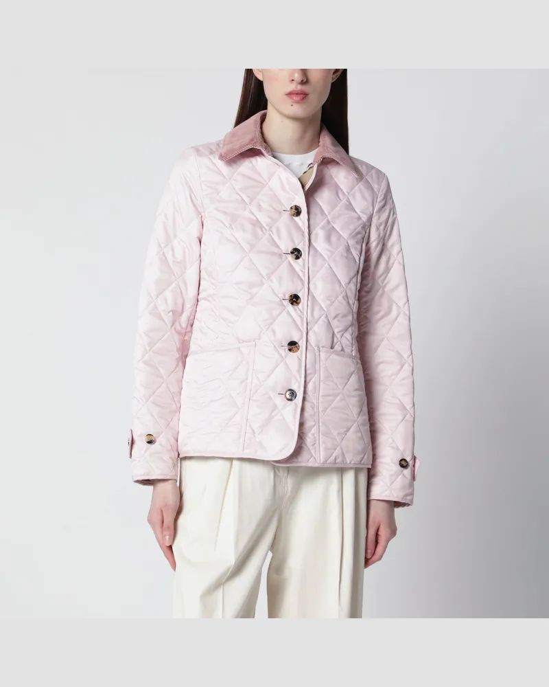 Burberry Rosa Steppjacke Pink