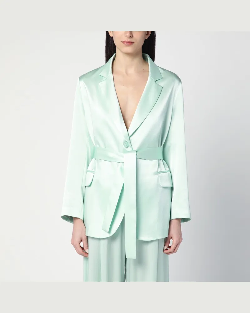 Semicouture Wassergrüne Jacke Christiana Grün