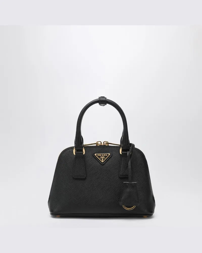 Prada Promenade Tasche schwarz in Saffiano Schwarz