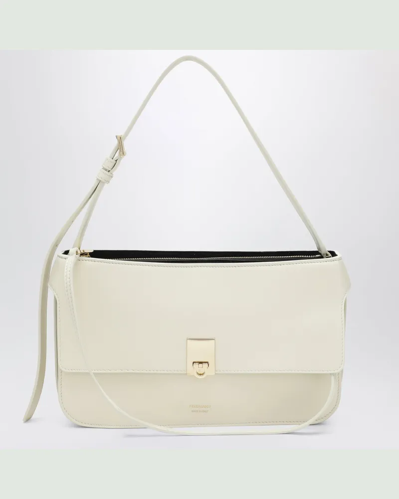 Ferragamo Cara Tasche Größe XS in Mascarpone Beige