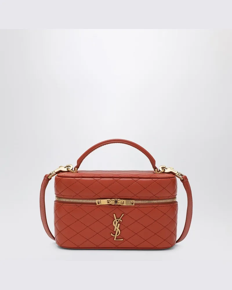 Saint Laurent Mandarinenfarbene Vanity Gaby Cassandre-Tasche Orange