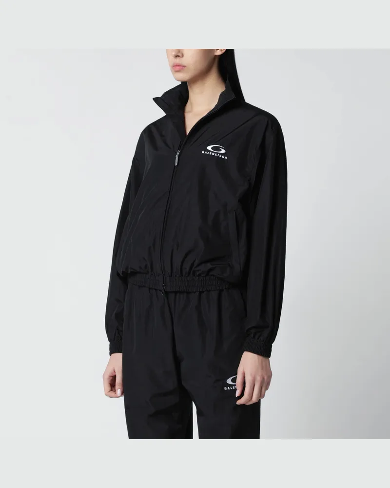 Balenciaga Schwarze Loop Sports Icon Zip-Jacke 