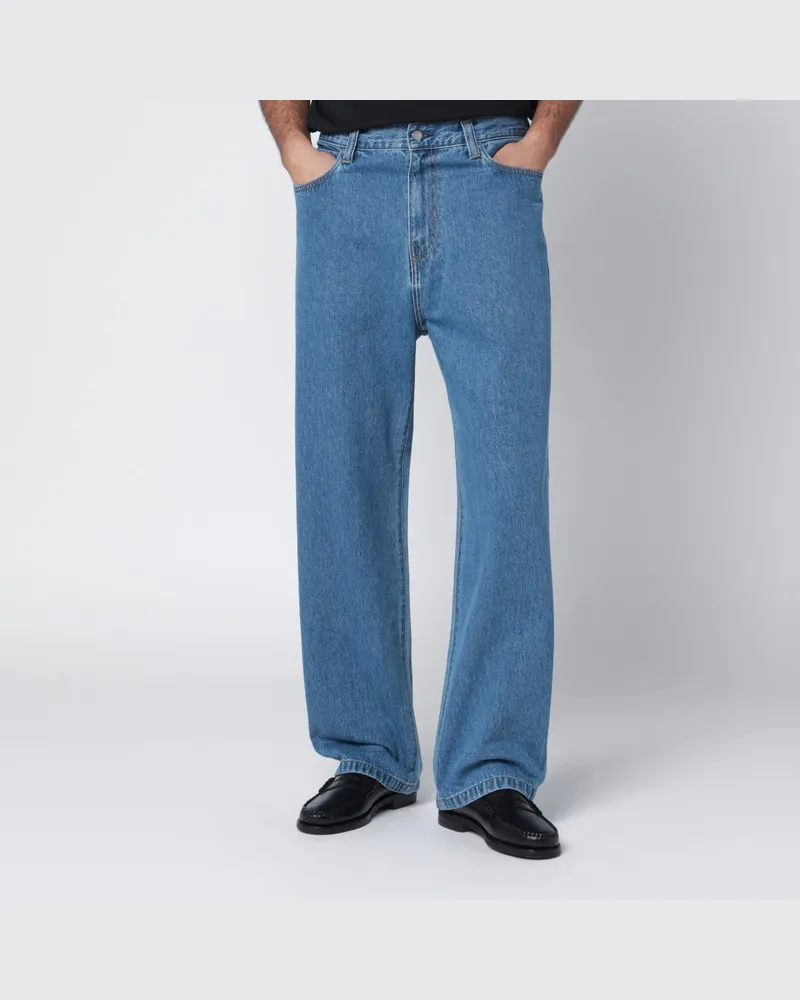 Carhartt WIP Landon Pant Blue/Heavy Stone Wash Blau