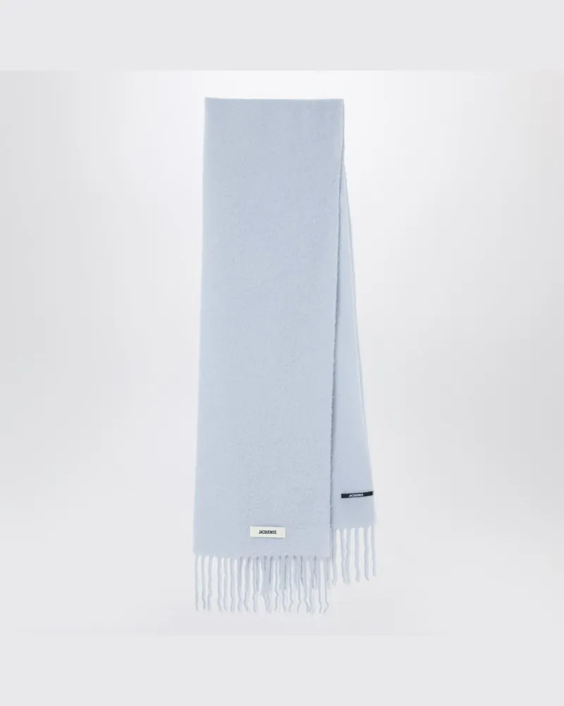 Jacquemus Schal aus helllila Alpaka und Mohair Violett