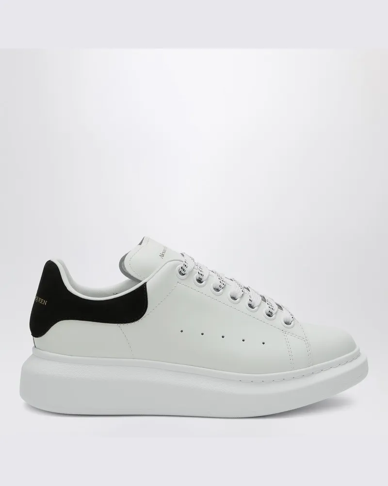 Alexander McQueen Schwarzer und weißer Oversize-Sneakers Weiß