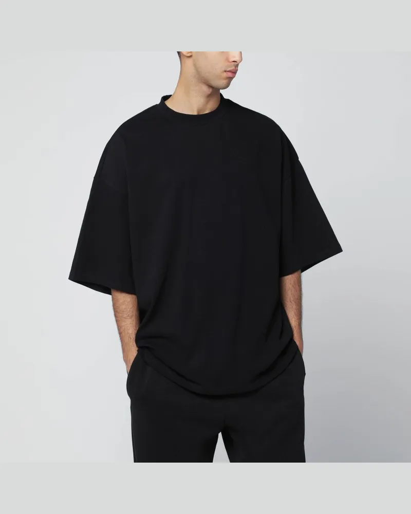 Entire Studios Schwarzes Boxy-T-Shirt Schwarz