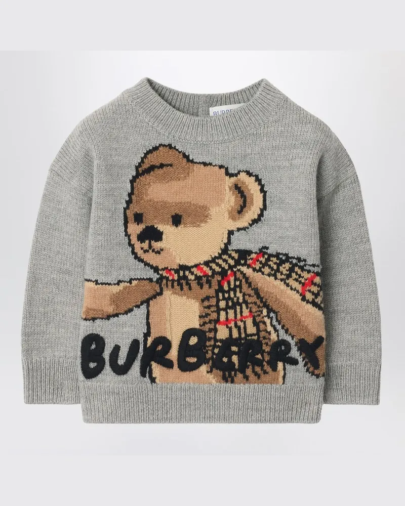 Burberry Grauer Pullover aus Wolle mit Thomas Bär and friends Grau