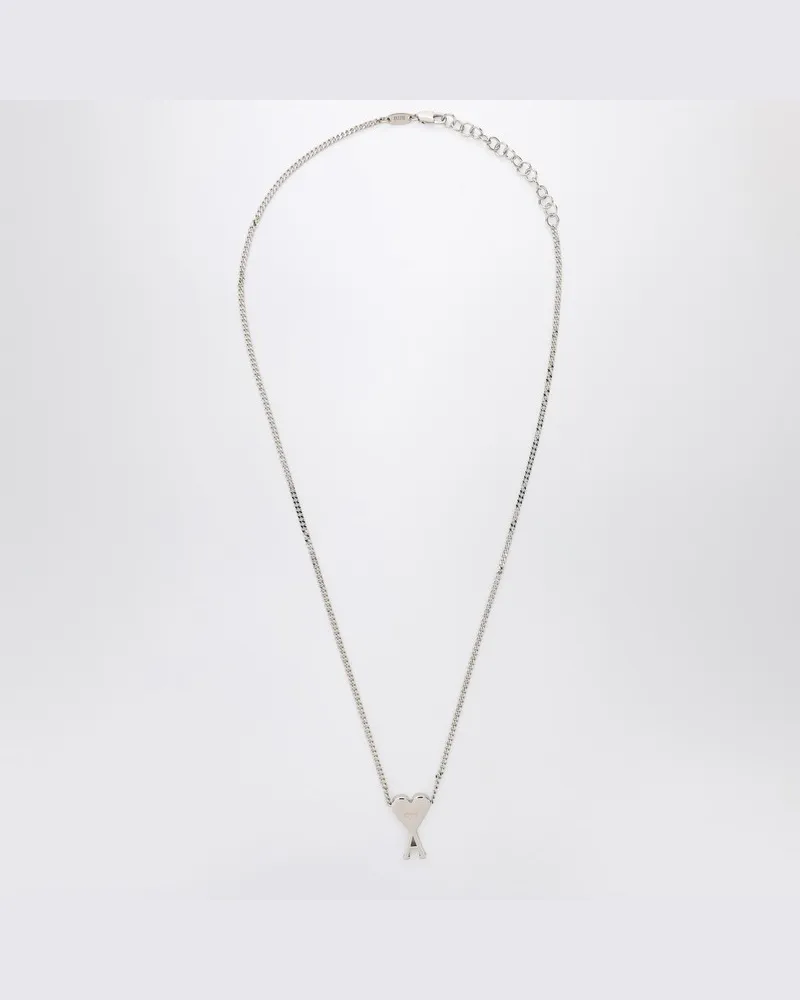AMI Paris Ami De Coeur Palladium-Halskette Metallisch