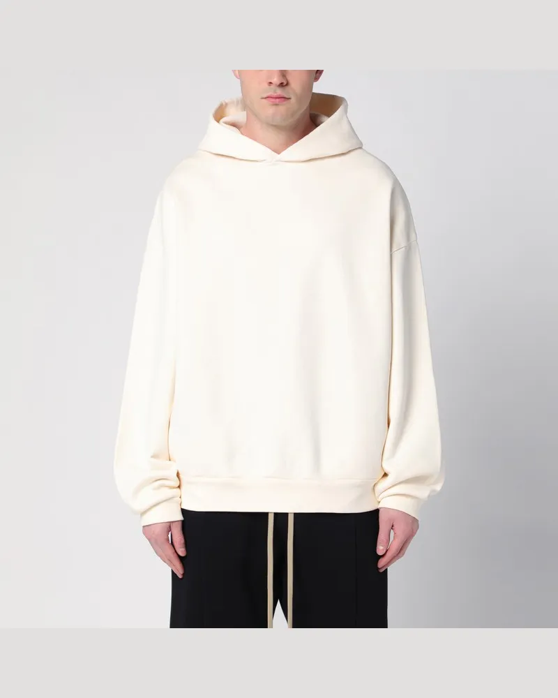 Fear of God Cremefarbener Hoodie Thunderbird Weiß