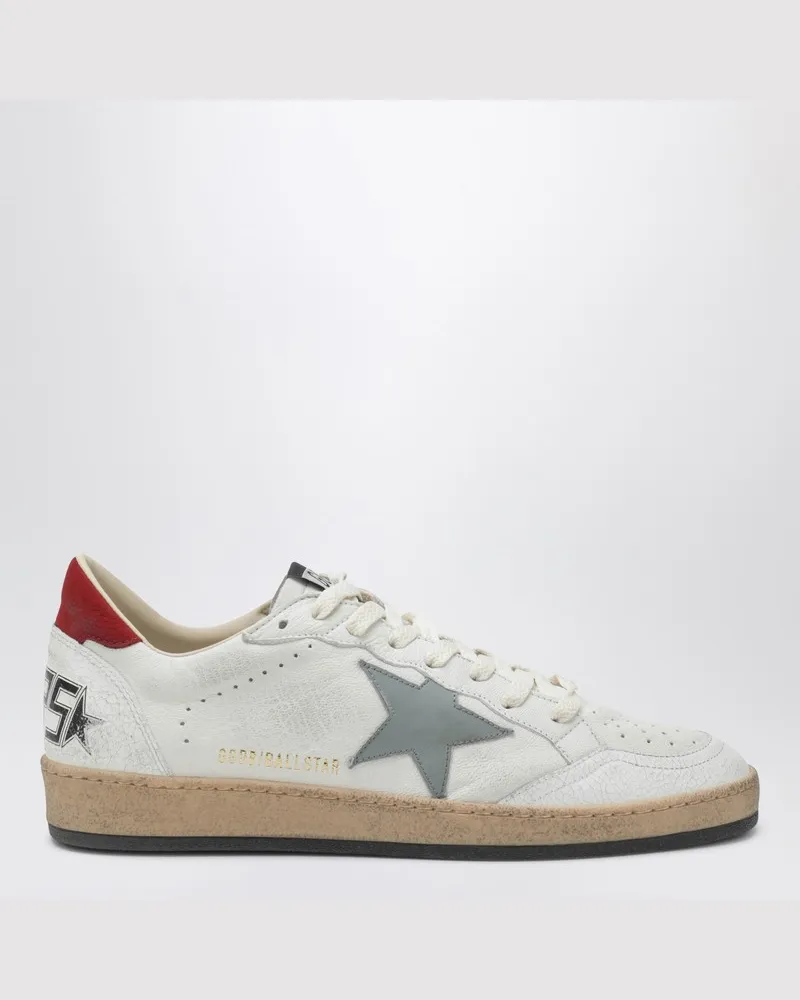 Golden Goose Ballstar Sneaker weiß/blau/rot Weiß