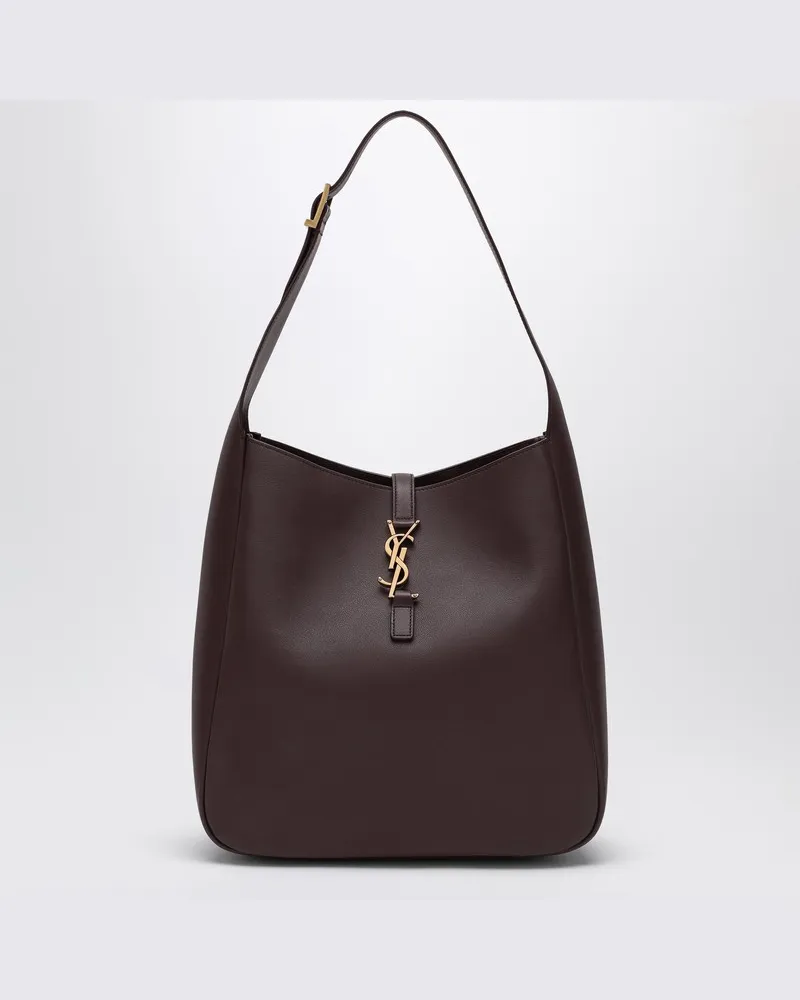 Saint Laurent Große braune Tasche Le 5 à 7 aus Leder Braun
