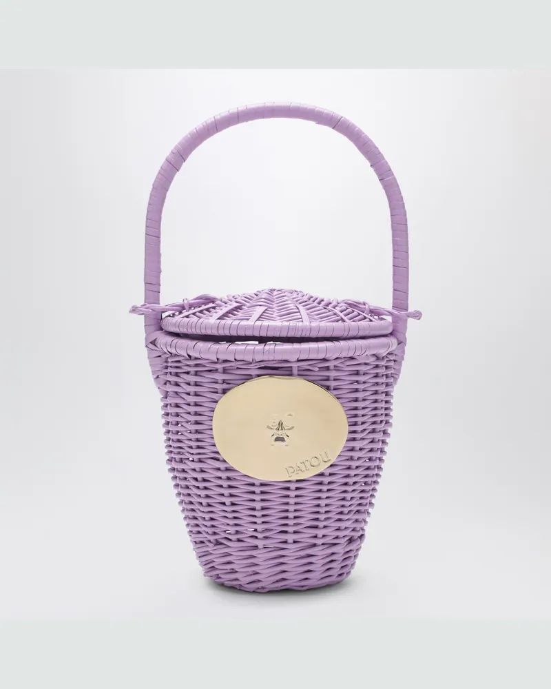 Patou Fliederfarbene Korb-Tasche Purple