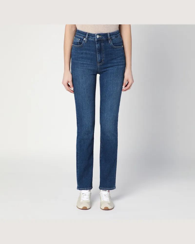 Frame Denim Gerade geschnittene blaue Jeans The Pencil 
