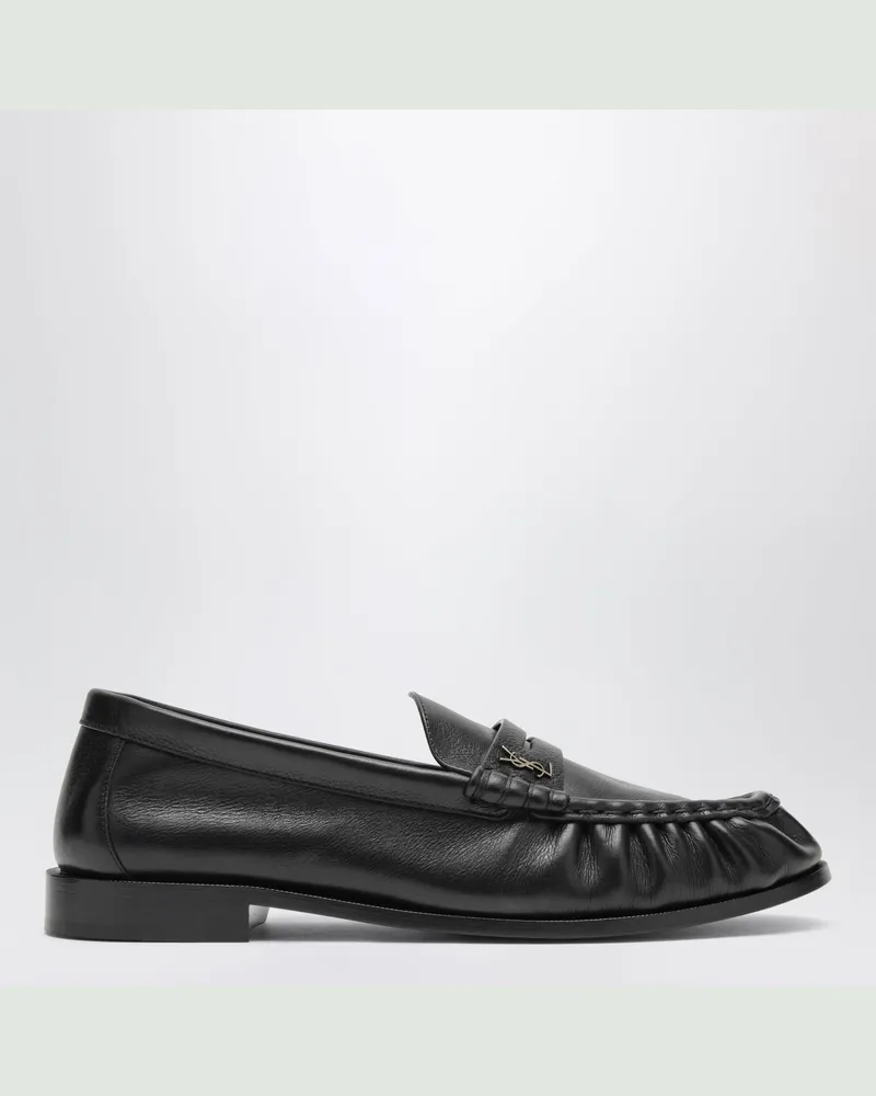 Saint Laurent Le Loafer Loafer aus schwarzem Leder Black