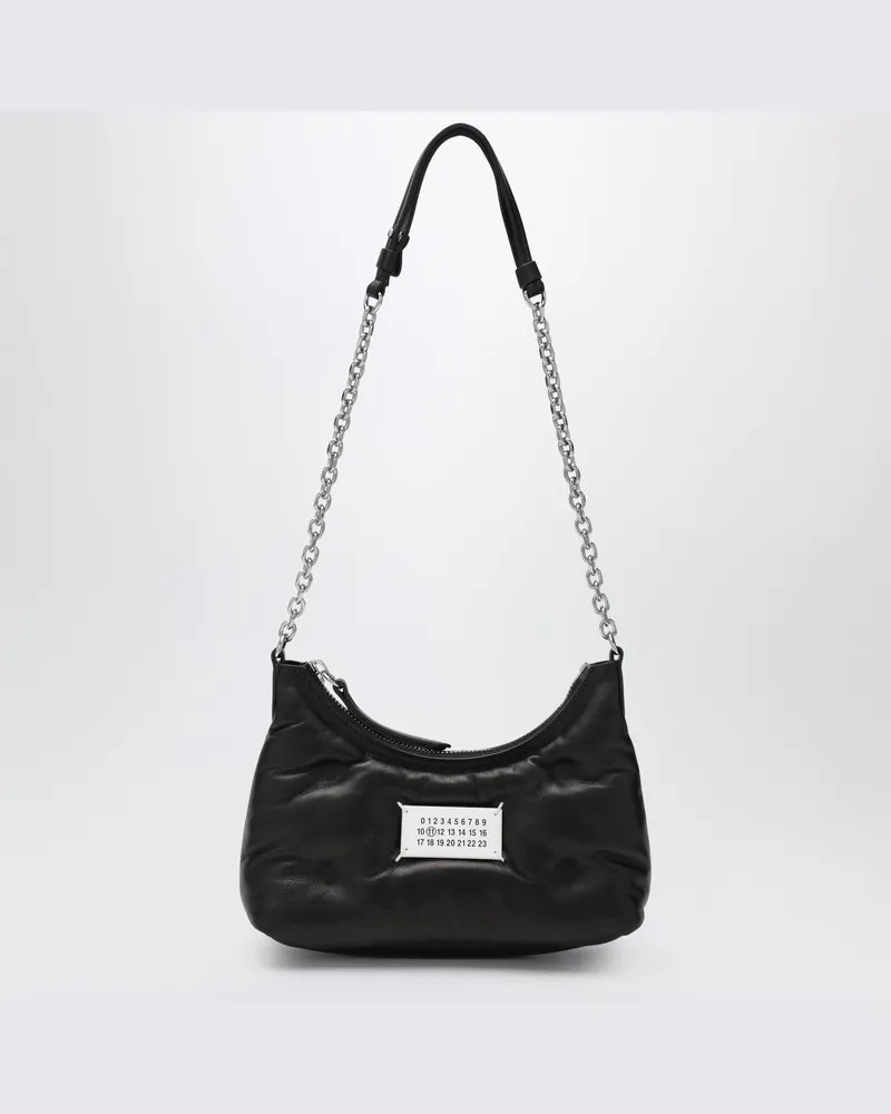 Maison Margiela Micro Glam Slam Hobo Tasche in Schwarz Schwarz