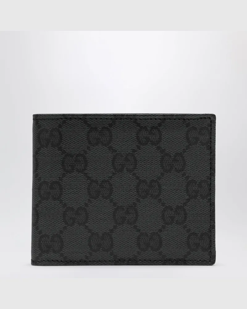 Gucci Bifold-Geldbörse Essence Classic aus GG-Canvas, schwarz Black