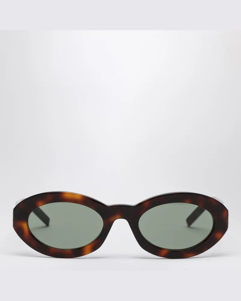 Saint Laurent Runde Sonnenbrillen SL M136 Havana Braun