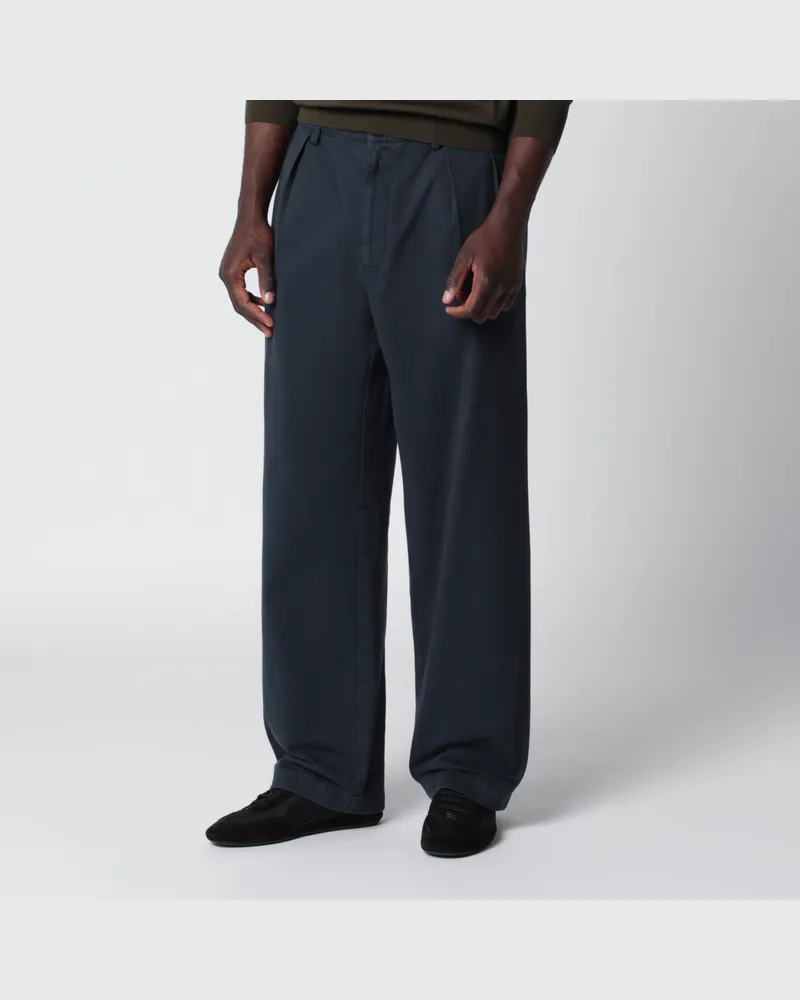 Prada Blaue Baumwollhose Blue