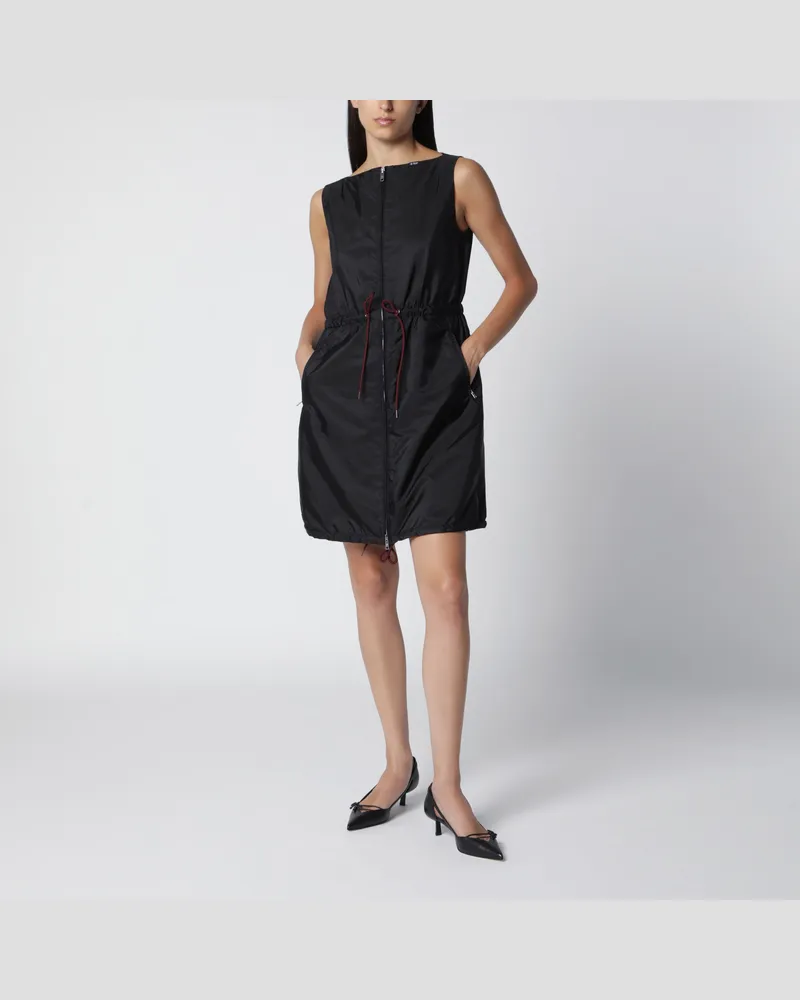 Prada Schwarzes Kleid aus Re-Nylon Black