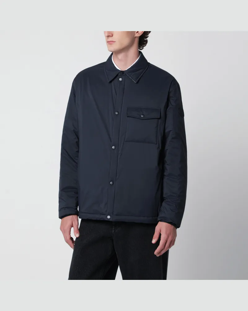 Burberry Navyblaue Dalewood Hemdjacke aus Nylon Blue