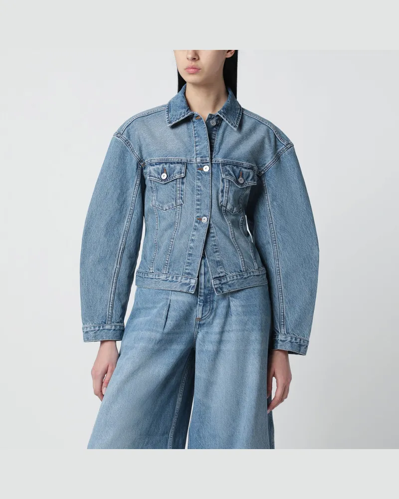 Jacquemus Indigofarbene de-Nîmes Denimjacke Blue