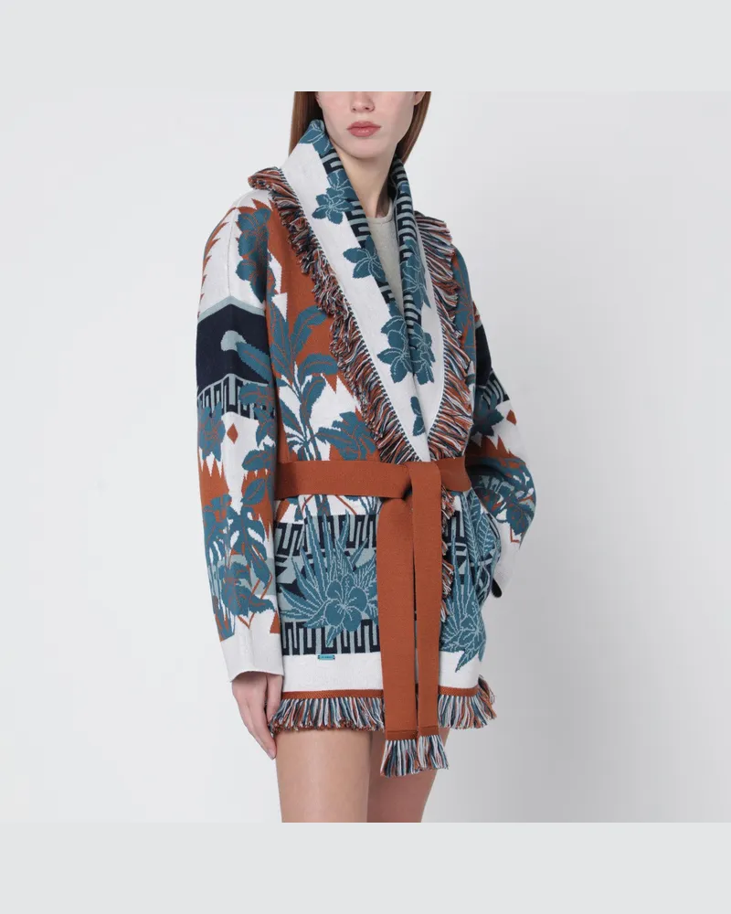 Alanui Mehrfarbige Island Soul Strickjacke 