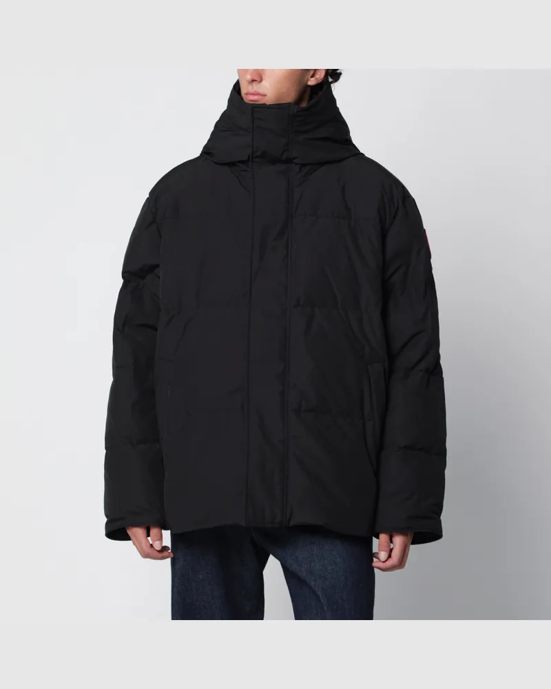 Canada Goose Seymour black hooded parka Black
