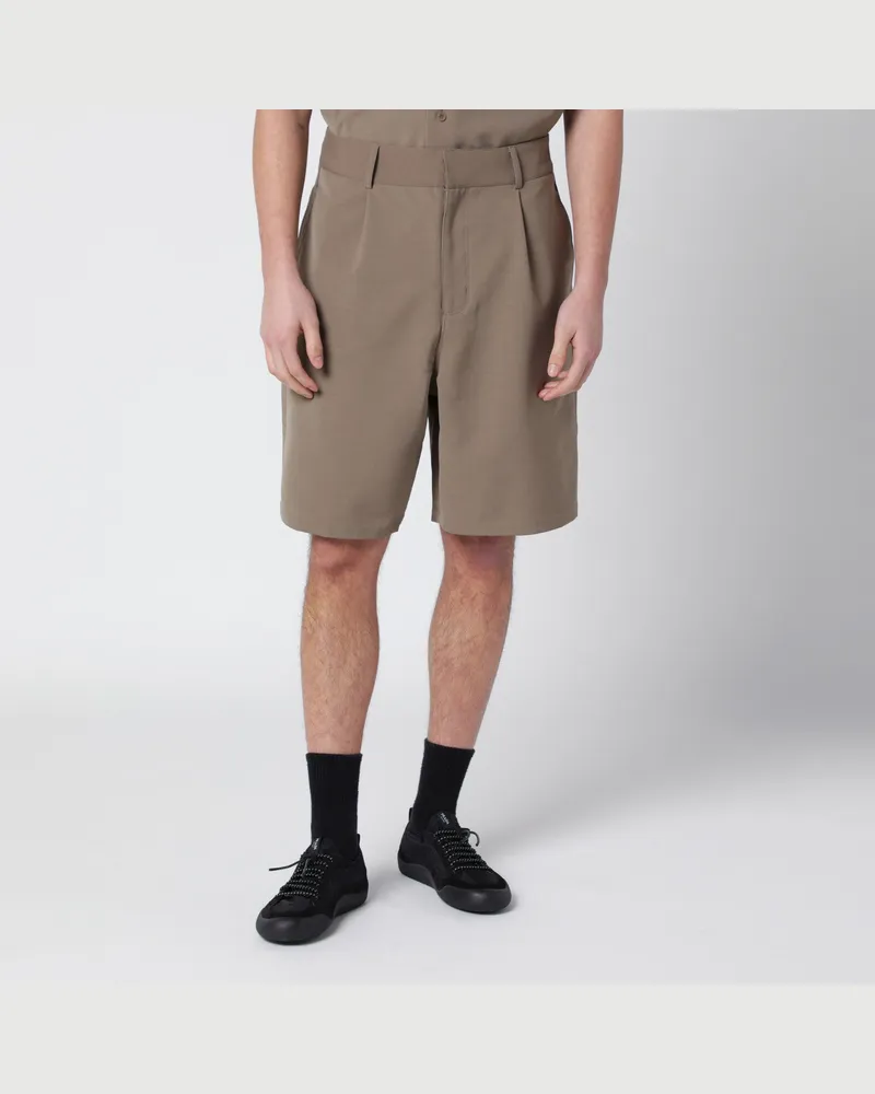 Entire Studios Beige Tailored-Shorts Brown