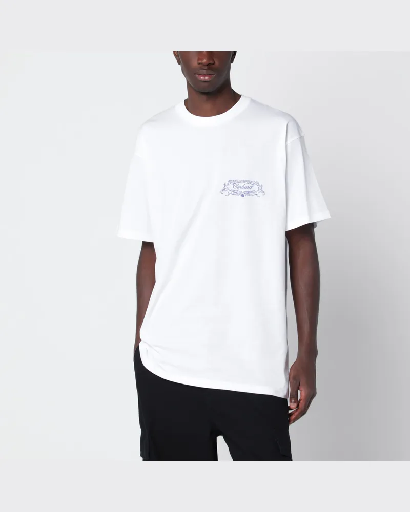 Carhartt WIP S/S Chez WIP weißes Baumwoll-T-Shirt White