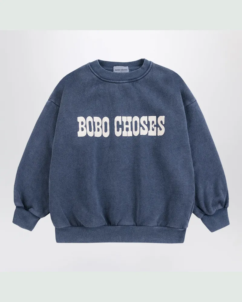 BOBO CHOSES Midnight blue cotton Pop sweatshirt Blue