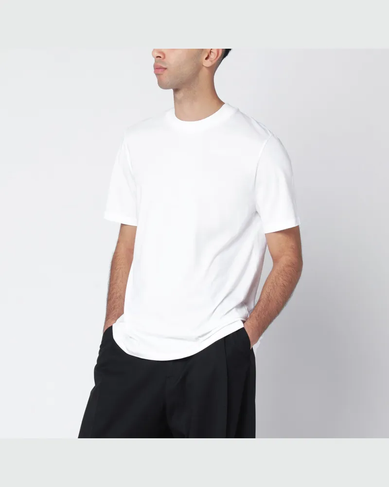 Jil Sander Weißes Baumwoll-T-Shirt White